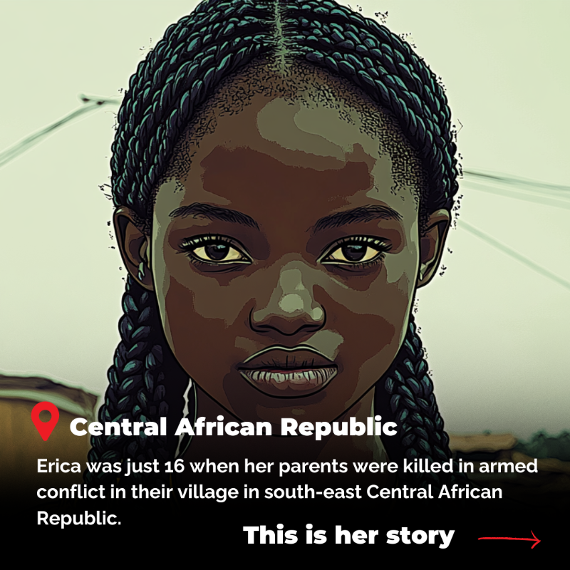 OCHA_CAR's tweet photo. In the Central African Republic, women &amp; girls are leading recovery from conflict. With support from humanitarian funds, local partners are restoring dignity, safety &amp; hope. Their courage drives change. Read and share Erica’s story 👇🏾@CBPFs @OCHAROWCA
@GBVAoR1