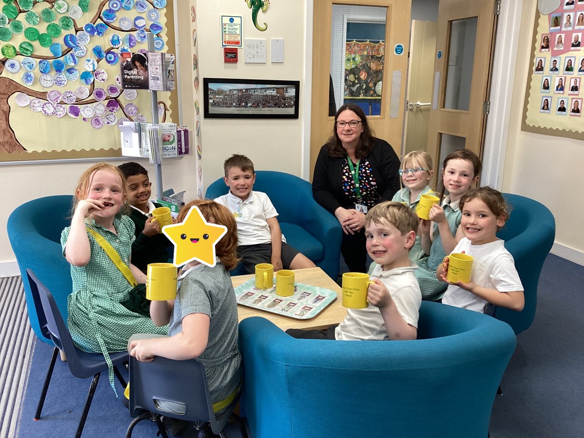 Well done to our fabulous 'almost always' children who enjoyed choc choc with Mrs Stephen today!