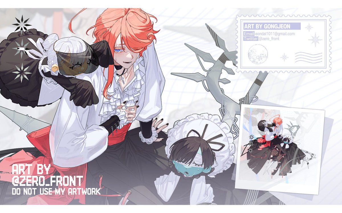 #CM
커미션 작업했습니다!
풀버전은 링크에…♥

🩰artstation.com/artwork/kNXrN6