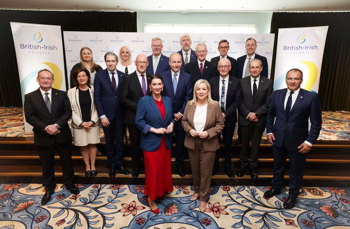 Good to be at the 43rd British-Irish Council Summit in Northern Ireland today.

Da i fod yn y Cyngor Prydeinig-Gwyddelig yng Ngogledd Iwerddon heddiw.