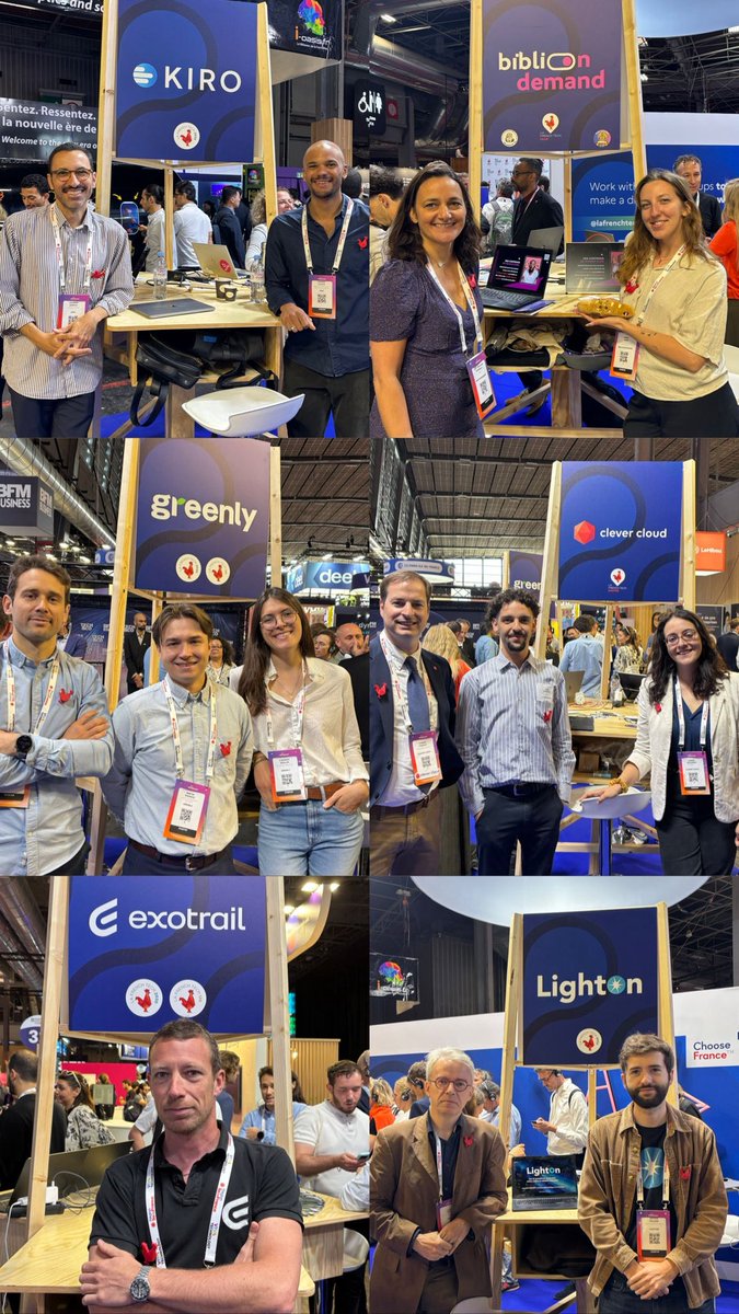 Découvrez les 12 start-up présentes sur notre stand aujourd’hui 🚀

Rendez-vous Hall 1 Stand H57

👋🏼 <a href="/HelloJavelot/">Javelot</a> <a href="/Greenly_Earth/">Greenly</a> <a href="/Quobly_/">Quobly</a> <a href="/bioptimus_ai/">Bioptimus</a> <a href="/hcompany_ai/">H</a> <a href="/GATEW4TCHER/">GATEWATCHER</a> <a href="/exotrail/">Exotrail</a> <a href="/LightOnIO/">LightOn</a> <a href="/clever_cloud/">Clever Cloud</a> biblioondemand <a href="/gladia_io/">Gladia.io</a> <a href="/Kiro_health/">Kiro</a>
