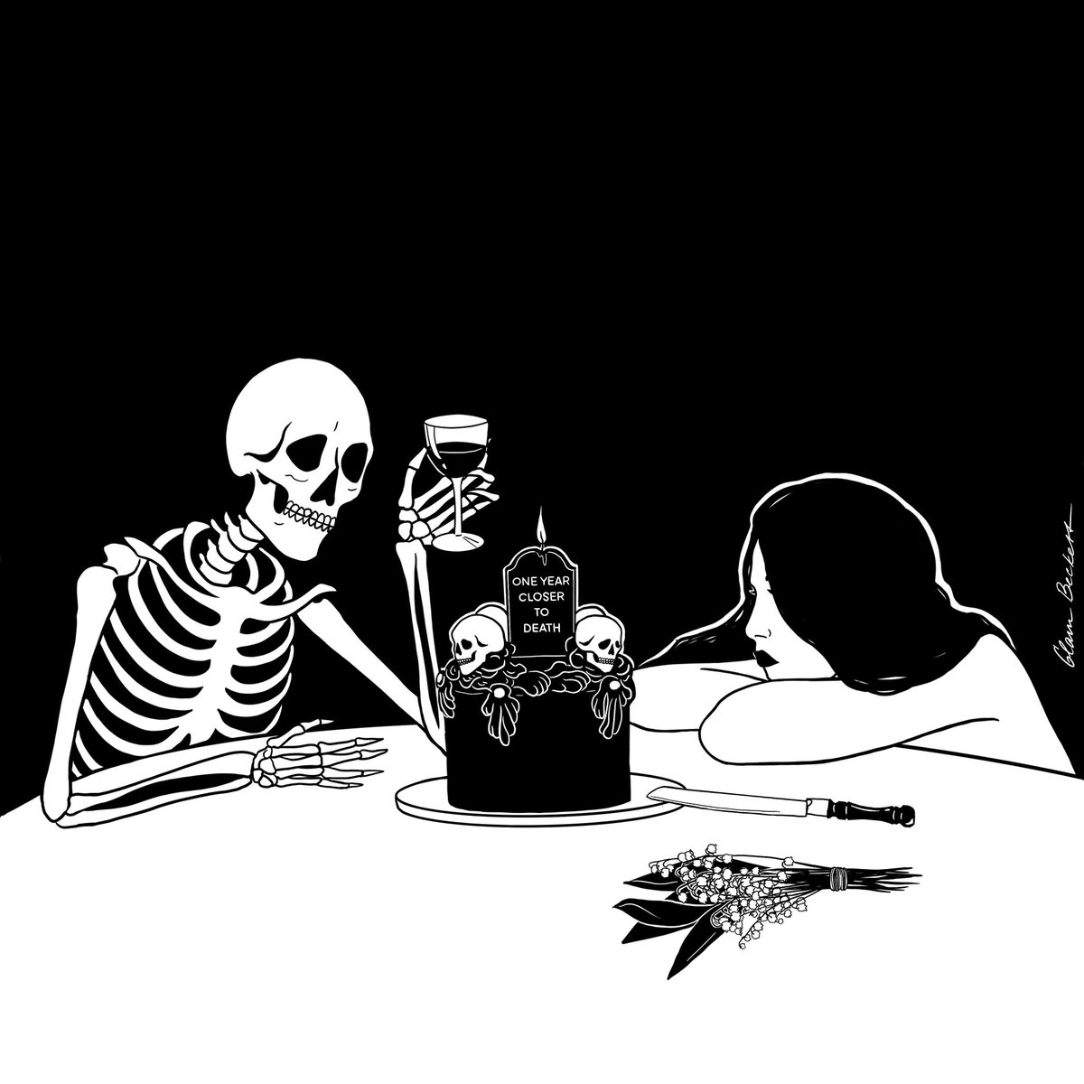 Today is my birthday!
To celebrate I made a limited time mint of ‘Gothic Birthday’ 🖤💀
0.013 ETH, open till June 16th.