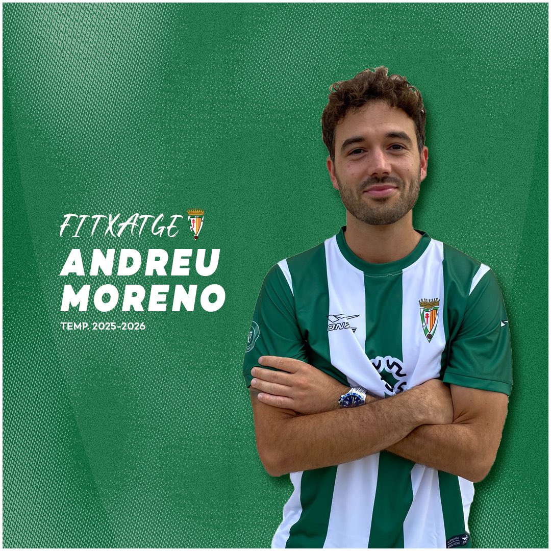 💚🤍FITXATGE📝

✨Andreu Moreno, procedent del CE Banyoles, serà jugador del CE Besalú la temporada que ve.

Benvingut Andreu!💪🏼

#AmuntBesalú💚