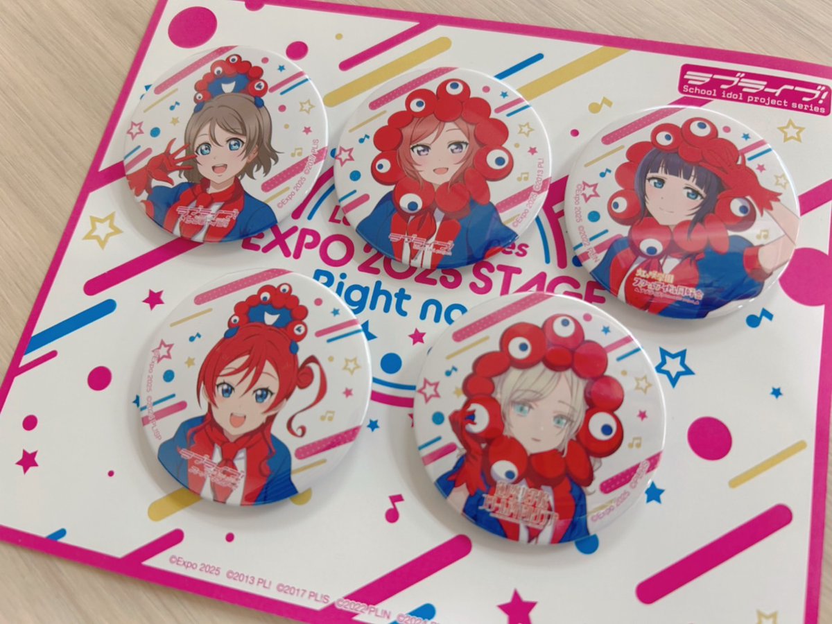 【万博 ピンバッジ】ラブライブ フェス 万博 ピンバッジ】ラブライブ フェス Anique Shop JAPAN