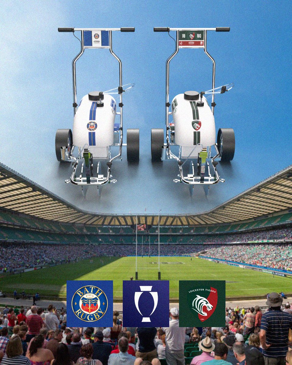 Best of luck to <a href="/PitchmarkLtd/">Pitchmark Line Marking</a> / <a href="/TurfixSolutions/">Turfix</a> customers <a href="/BathRugby/">Bath Rugby</a> and <a href="/LeicesterTigers/">Leicester Tigers</a> who face off in the Gallagher Premiership Final tomorrow afternoon at the Allianz Arena 🏆👏

#GallagherPremFinal #Pitchmark #LineMarking