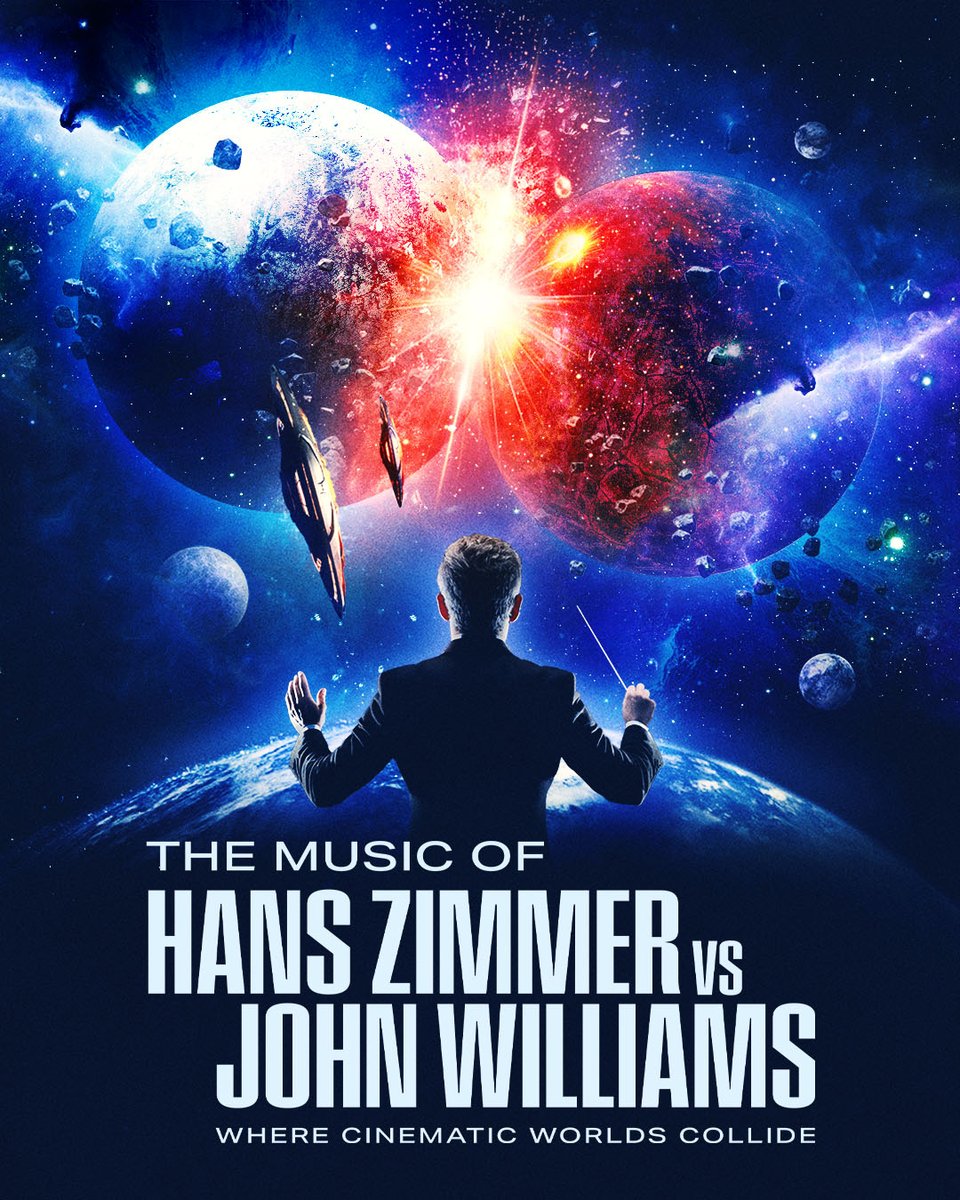 The Music of Zimmer vs Williams, live at the Royal Albert Hall. From E.T. and Harry Potter, to Interstellar and Pirates of the Caribbean, hear the greatest film scores of all time performed live by the London Concert Orchestra🎟️ rg.live/events/the-mus…