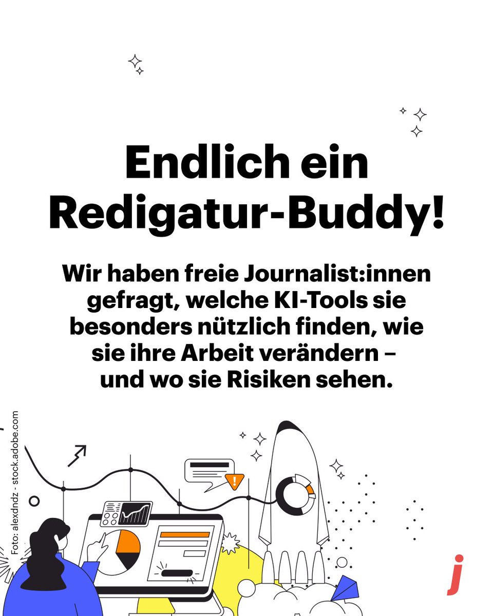 journ_online's tweet image. Wie verändert sich die Arbeit als Journalist:in durch KI?
Wir haben Journalist:innen gefragt, wie sie KI im Arbeitsalltag nutzen, und welche Vor- und Nachteile sie sehen.
Alle Meinungen hier kostenfrei lesen: journalist.de/meinung/meinun…
@barbaraweidmann