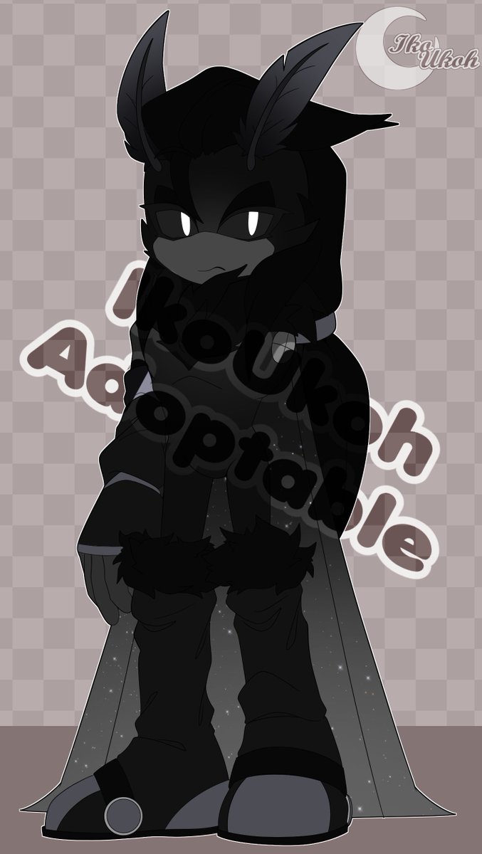 Lunavesse's tweet image. Mothman (Pre-claimed)
This was pre-claimed yesterday and hopefully I can make even more adopts soon.

#sonicadoptable #closedadopt