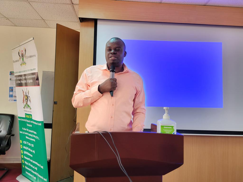 Makerere University Research and Innovations Fund (@rifmakerere) on Twitter photo That’s a wrap on Day 4 and the entire Research Capacity Building Workshop on Research Knowledge Translation
Big thanks to Dr. Stephen Ojiambo Wandera for officially closing the training on behalf of our GMC Chair, Prof. Fred Masagazi Masaazi
<a href="/Makerere/">Makerere University</a> <a href="/MakCoNAS/">Makerere University College of Natural Sciences</a> <a href="/MakCoNAS/">Makerere University College of Natural Sciences</a> That’s a wrap on Day 4 and the entire Research Capacity Building Workshop on Research Knowledge Translation
Big thanks to Dr. Stephen Ojiambo Wandera for officially closing the training on behalf of our GMC Chair, Prof. Fred Masagazi Masaazi
<a href="/Makerere/">Makerere University</a> <a href="/MakCoNAS/">Makerere University College of Natural Sciences</a> <a href="/MakCoNAS/">Makerere University College of Natural Sciences</a>