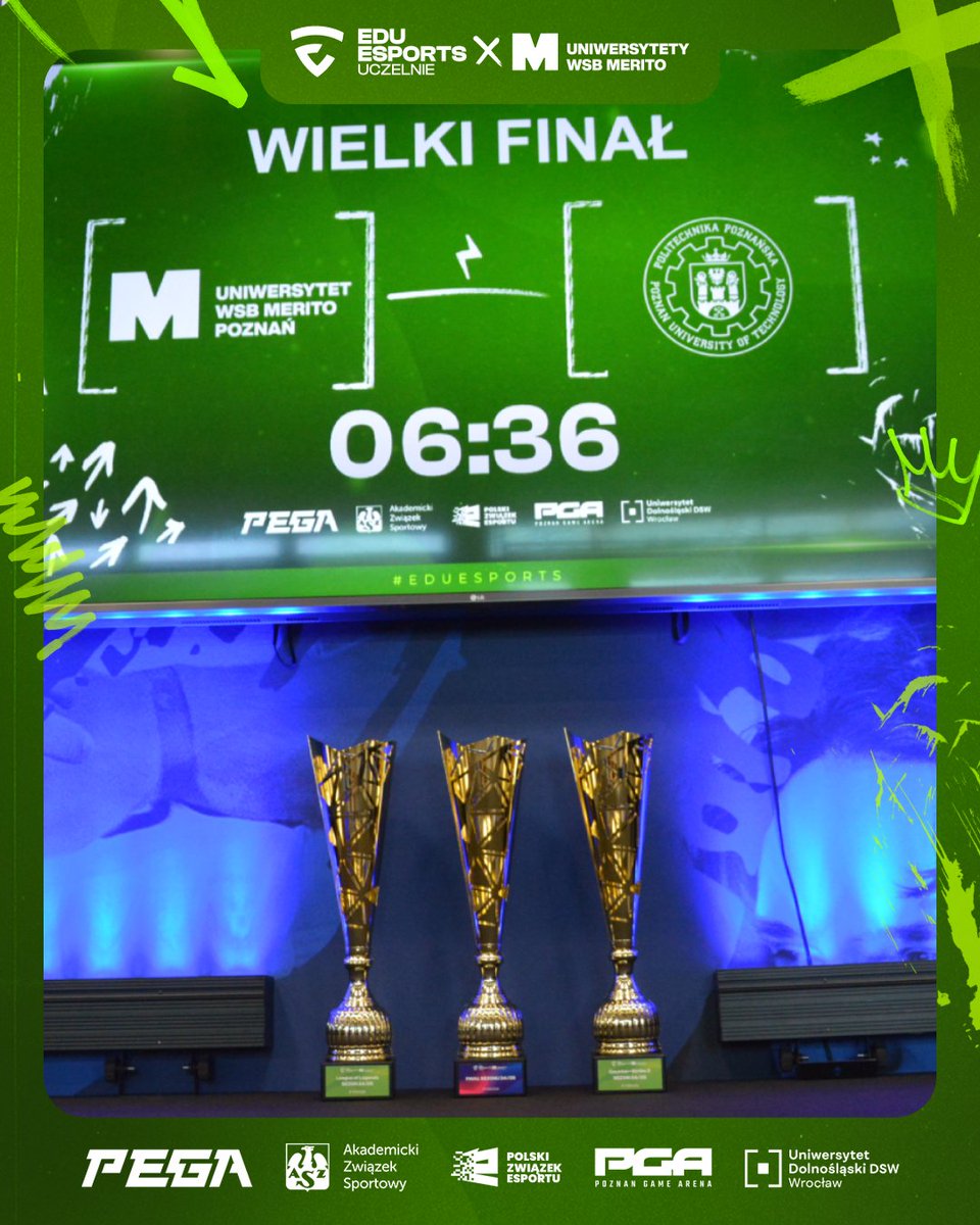 EDU ESPORTS Uczelnie (@edu_esports) on Twitter photo Zaczynamy turniej finałowy na <a href="/pyrkon/">Pyrkon - Fantastyczne Miejsce Spotkań</a>🤩
W strefie MERITO & UDDSW za chwilę rusza mecz BO5 o studenckie mistrzostwo CS 2!
Mamy derby: <a href="/PUT_Poznan/">Politechnika Poznańska</a> mierzy się z Merito Poznań ⚡️
W obu składach mamy samych mocarzy, więc emocje i wysoki poziom gwarantowane 😎
Komentują Zaczynamy turniej finałowy na <a href="/pyrkon/">Pyrkon - Fantastyczne Miejsce Spotkań</a>🤩
W strefie MERITO & UDDSW za chwilę rusza mecz BO5 o studenckie mistrzostwo CS 2!
Mamy derby: <a href="/PUT_Poznan/">Politechnika Poznańska</a> mierzy się z Merito Poznań ⚡️
W obu składach mamy samych mocarzy, więc emocje i wysoki poziom gwarantowane 😎
Komentują