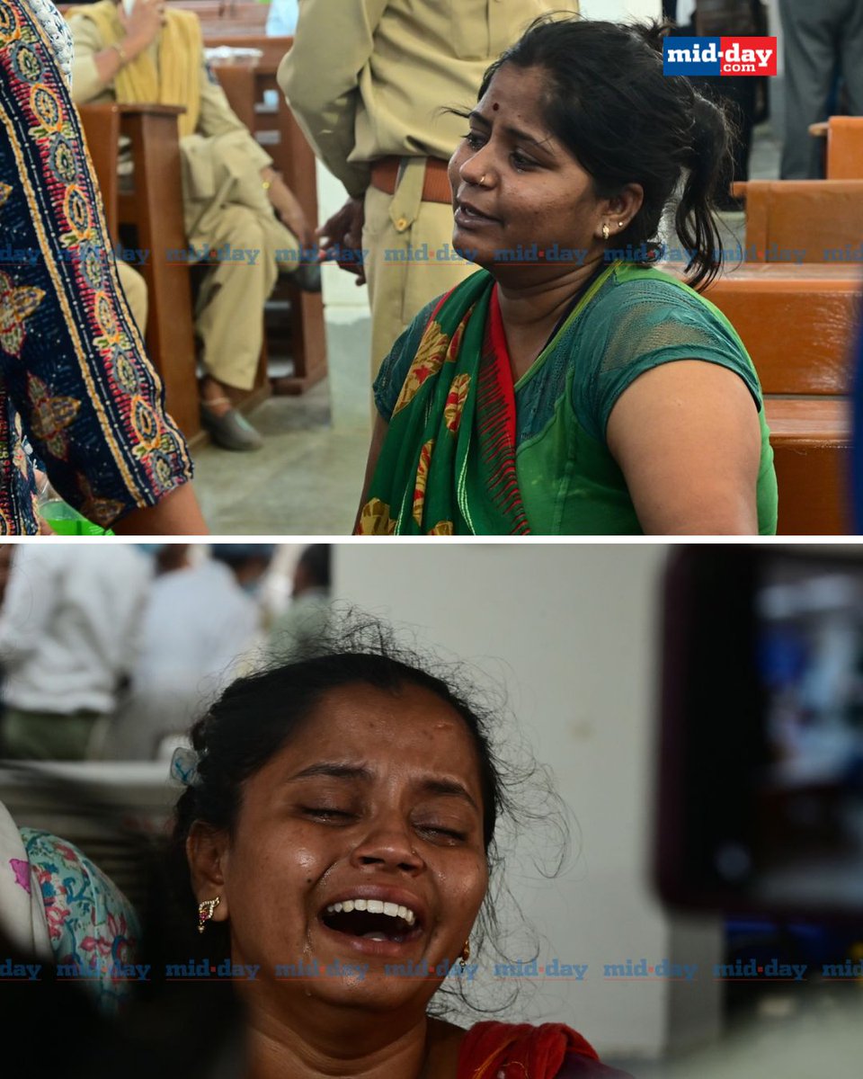 #AhmedabadPlaneCrash | Heart-wrenching scenes unfolded outside Ahmedabad's Civil Hospital as grieving relatives of the deceased broke down in tears. 

Families gathered in distress, seeking information about their loved ones who lost their lives in the tragic plane crash.