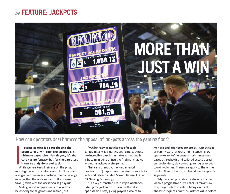 How can operators best harness the appeal of jackpots across the gaming floor
ow.ly/6VHL50VX92z

#casino #landbased #tablegames #jackpots #predictionmarkets