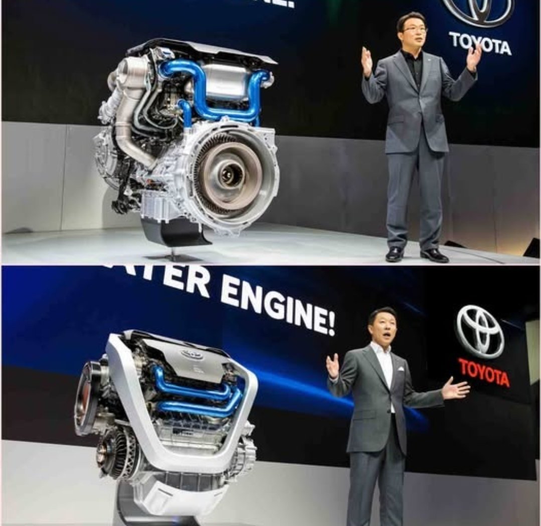 Con una mossa destinata a sconvolgere l’industria automobilistica globale, Toyota ha appena presentato un motore alimentato ad acqua, basato sull’idrogeno prodotto

tramite elettrolisi — e che emette solo vapore acqueo!

Niente litio. Nessuna stazione di ricarica. Solo pura