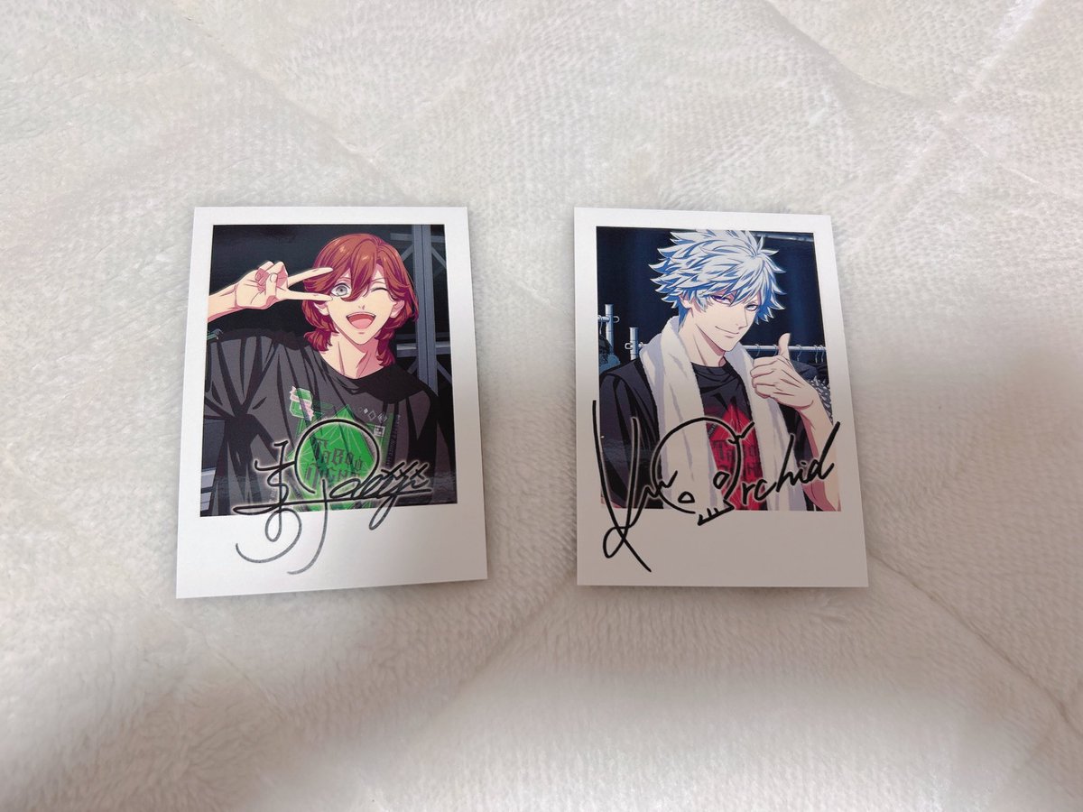 like7skygrass's tweet photo. 【交換】うたプリ タブナイ 5周目 入場特典 チェキ

譲→チェキ嶺二、蘭丸
　　その他画像二枚目の特典

求→チェキ藍

明日ミッドランドスクエアシネマ名古屋で19時台のタブナイ上映前後に手渡し交換できる方優先です。

15日ミッドランドでも交換可。

検索からでもどうぞお気軽にお声掛けください！ https://t.co/ygAheDRqmy