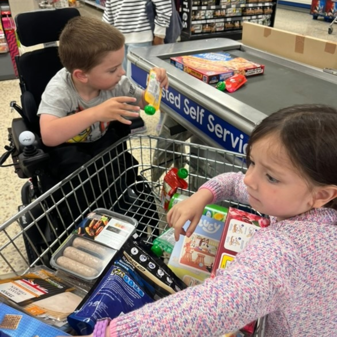 Alex was more than happy to help with the shopping after receiving his new wheelchair from Whizz Kidz! His mum, Siobhan, told us:

"I’m overjoyed with this chair for Alex. He’s so so happy in this chair, I feel emotional each time I see him enjoying his independence"💛