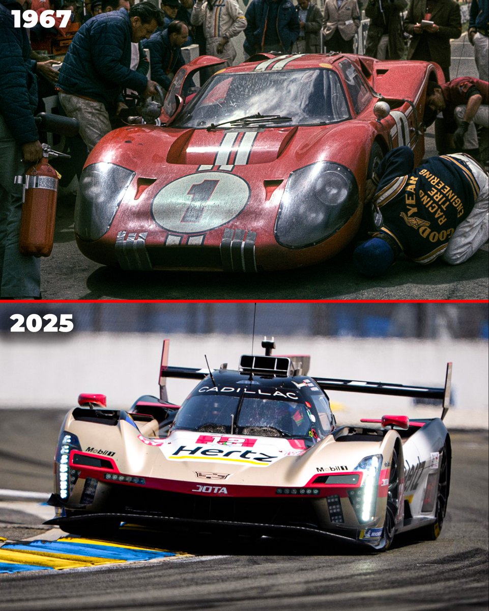 autosport's tweet photo. Cadillac are the first American manufacturer to claim pole at Le Mans since Ford in 1967 🇺🇸

Ford went on to beat Ferrari that year and remain the last American manufacturer to win the event 🏆 https://t.co/BO8A7tcI7A