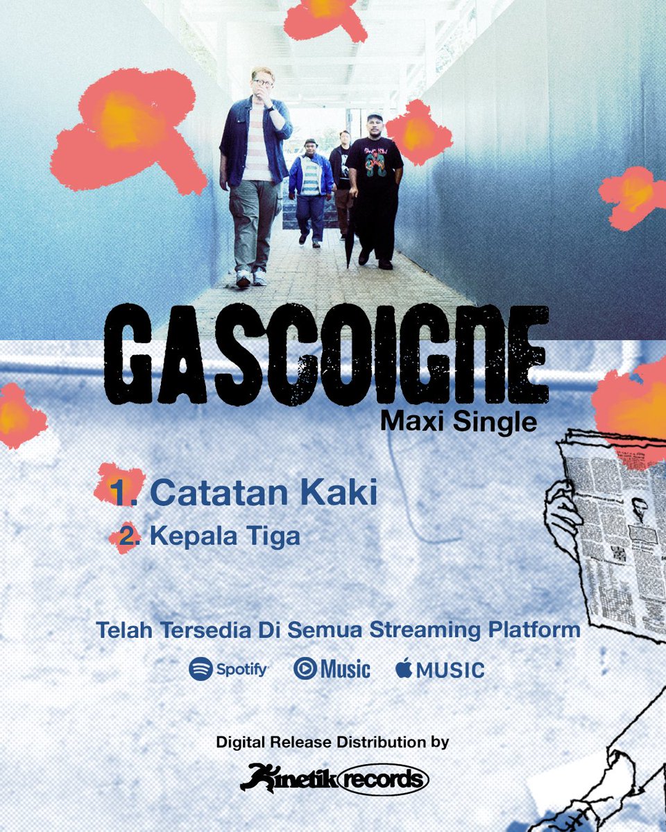 Setelah jeda selama 6 tahun, Gascoigne kembali merilis maxi-single terbaru mereka yang bertajuk  "Catatan Kaki" 

"Catatan Kaki" out now everywhere! Thanks so much for your support and patience.

linktr.ee/gascoigne.band