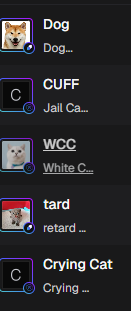 degengamblah's tweet photo. Updated positions on finding more good coins

$CUFF
$WCC
$TARD
$CRYING CAT (2ZHYWGndLx76H7NCN4ieMRHSRAAiiWEtJFpHmmXYmE6Z)
$NIGI https://t.co/lD3eI0ncAl