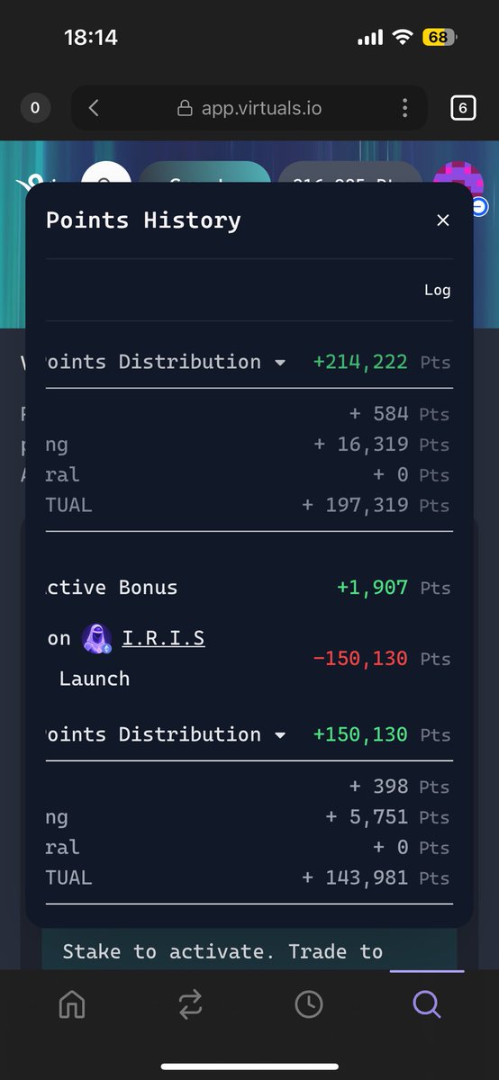 Wow i didnt jeet $iris yesterday and got more than 53k pts from 40k vevirtual 🥳
Gud tek 😋