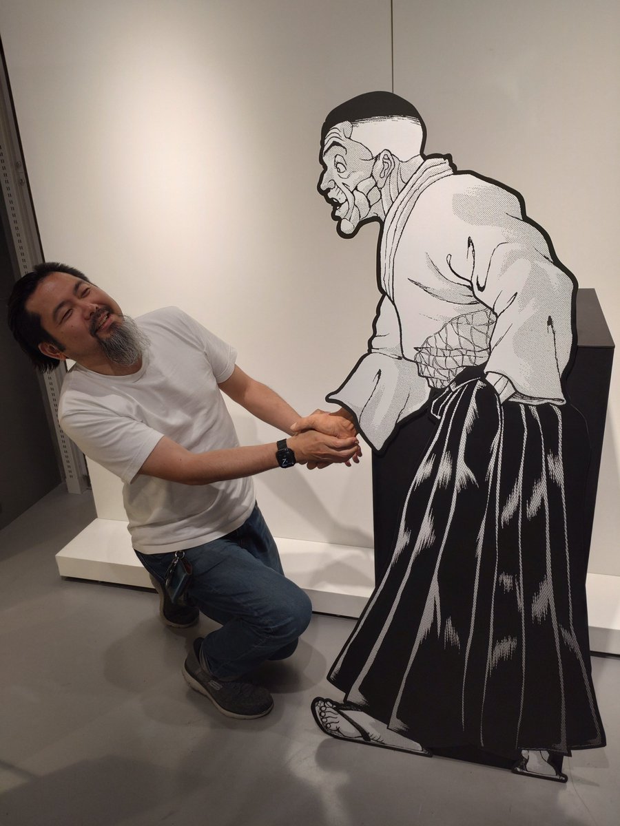 本日初日の「刃牙博ッッ!!」普通に一般入場してまいりました。 画用紙