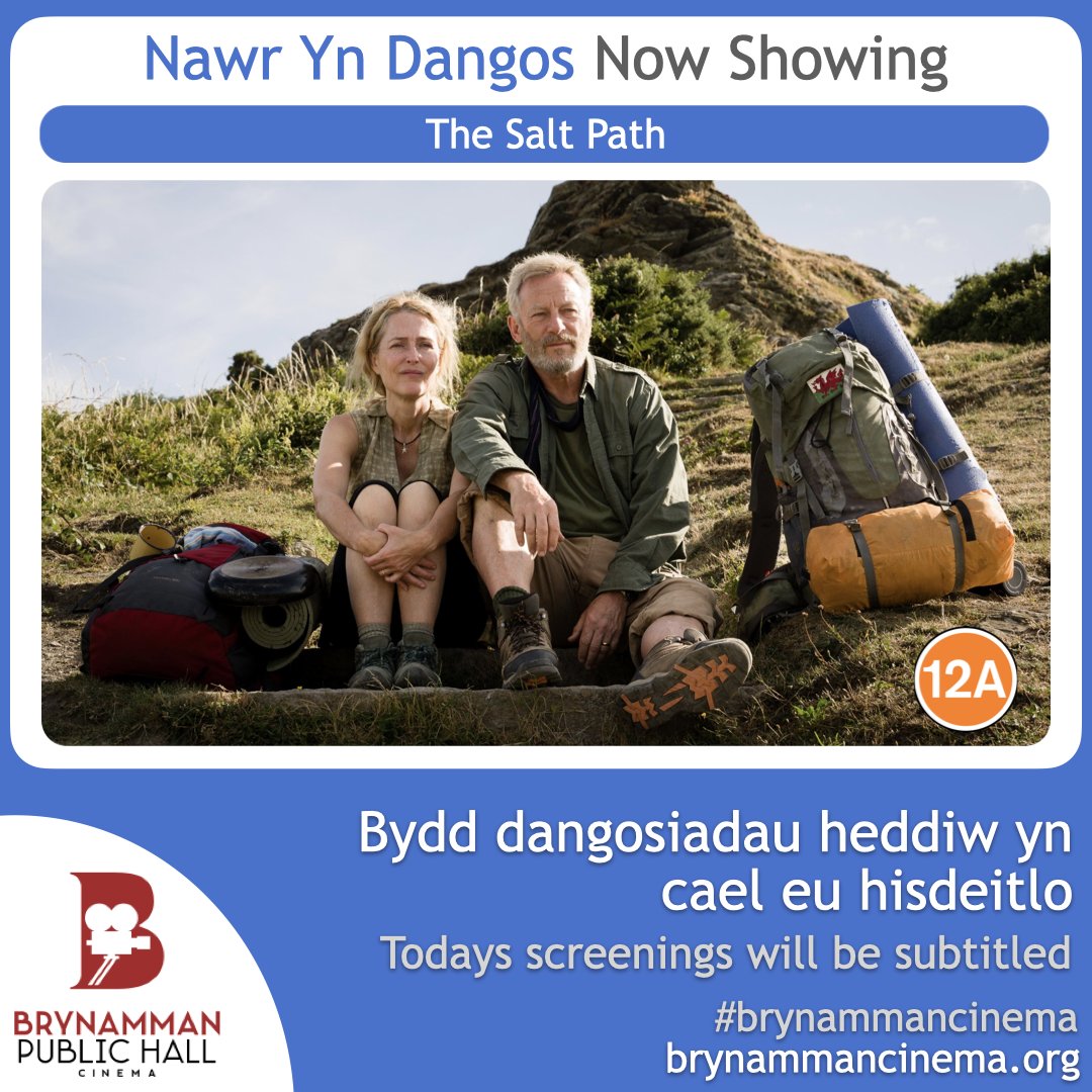 Dydd Llun / Monday

SUBTITLED

Screen 1
#HowToTrainYourDragon (PG) 7pm

Screen 2
#TheSaltPath (12A) 4:30pm
#KarateKidLegends (12A) 7:30pm

brynammancinema.org