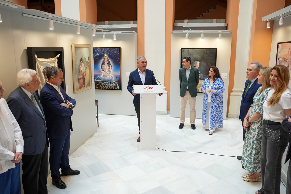 Del 13 al 28 de junio, el Ayuntamiento de Sevilla reúne 50 obras de <a href="/elenamonteroart/">Elena Montero</a>🎨

➡️ El alcalde, <a href="/jlsanzalcalde/">José Luis Sanz</a>, ha estado presente en la inauguración.

🔝Continuamos apostando por fomentar la cultura para mejorar y enriquecer la sociedad.