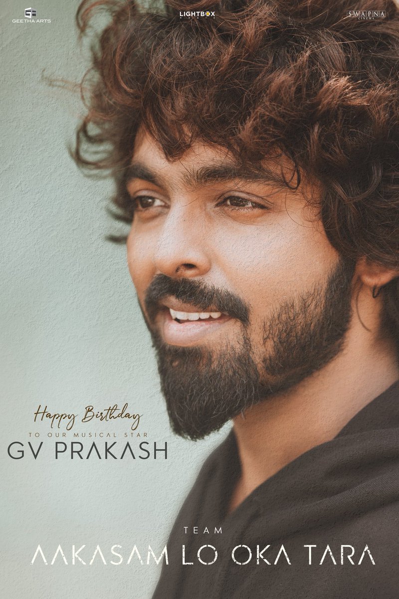 pavansadineni's tweet image. Always been a huge fan of his music, and now he’s composing for my film SURREAL!! 🫶
Welcoming the musical genius @gvprakash on board for Aakasamlo Oka Tara.
This album is going to be as special as the film.
Happy birthday, maestro! 🎶✨
#AakasamloOkaTara  #HBDGVPrakash #AOTMovie