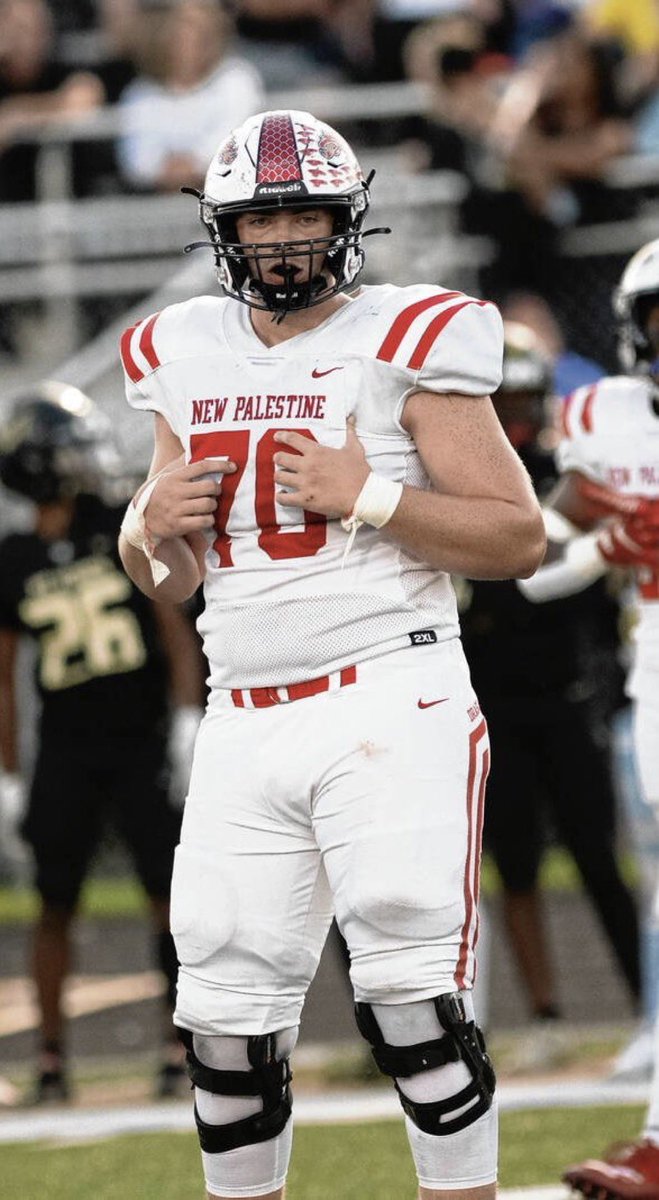 Ian Moore (2023 - OL, Mr. Football OL Award Winner, Army All-American, 2x IFCA Top 50 Award, Team Captain) #70Days