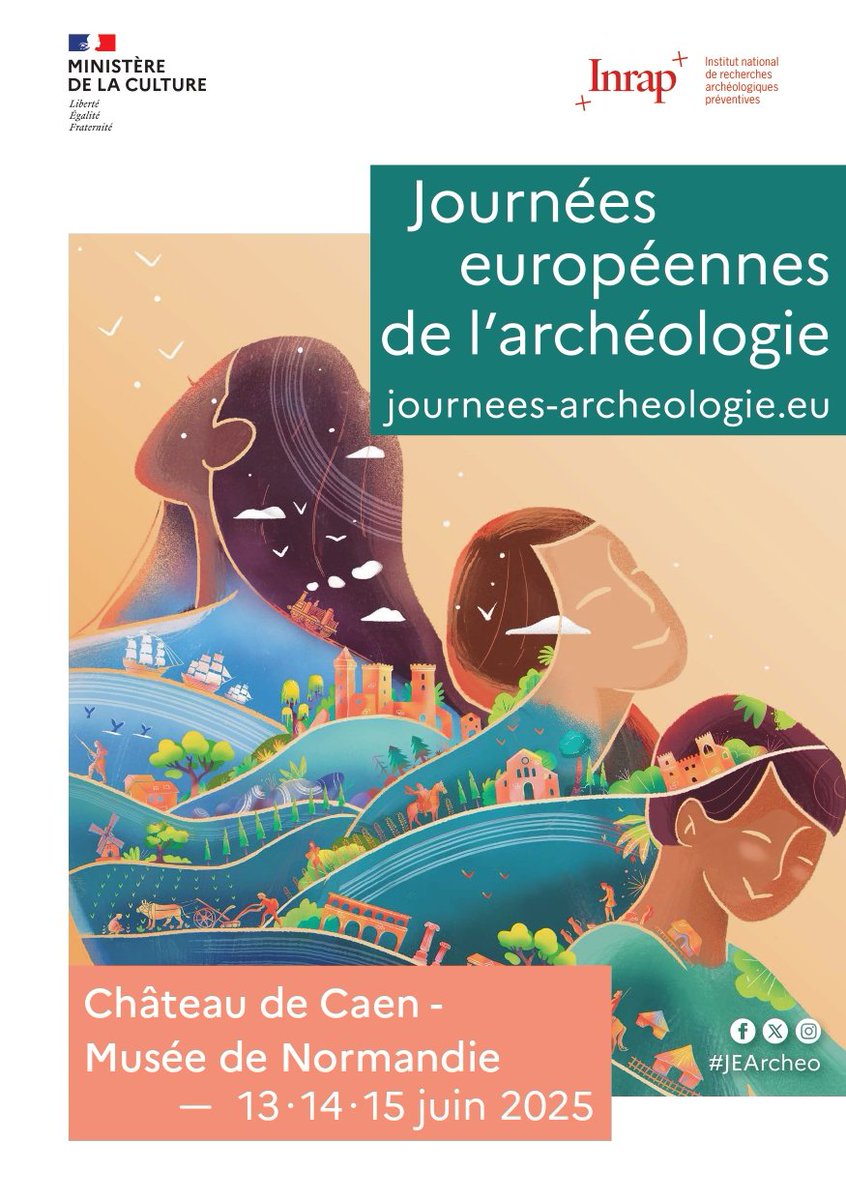 [🚩Tous au château ce week-end !] De nombreuses animations et visites vous attendent au château de <a href="/CaenOfficiel/">Ville de Caen</a> ce week-end, proposées par les équipes du <a href="/MuseeNormandie/">Musée de Normandie</a> et les archéologues de l'<a href="/Inrap/">Inrap</a>. Venez nombreux !
👉journees-archeologie.eu/c-2025/Program…