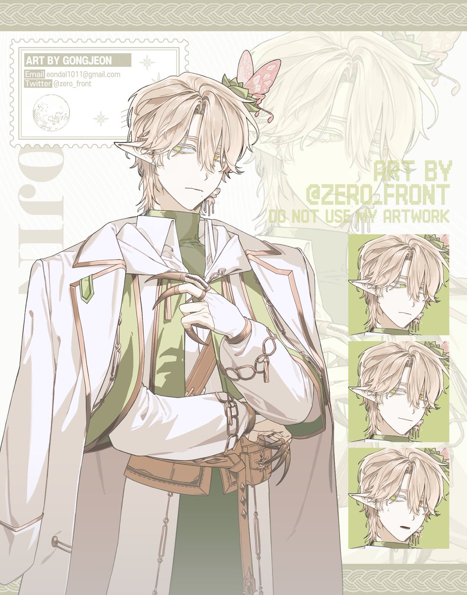 zero_front's tweet image. #CM
포트레잇!
왼쪽은 커미션이고 오른쪽은 OC입니다...
아이디 표기실수로 다시 올려야돼