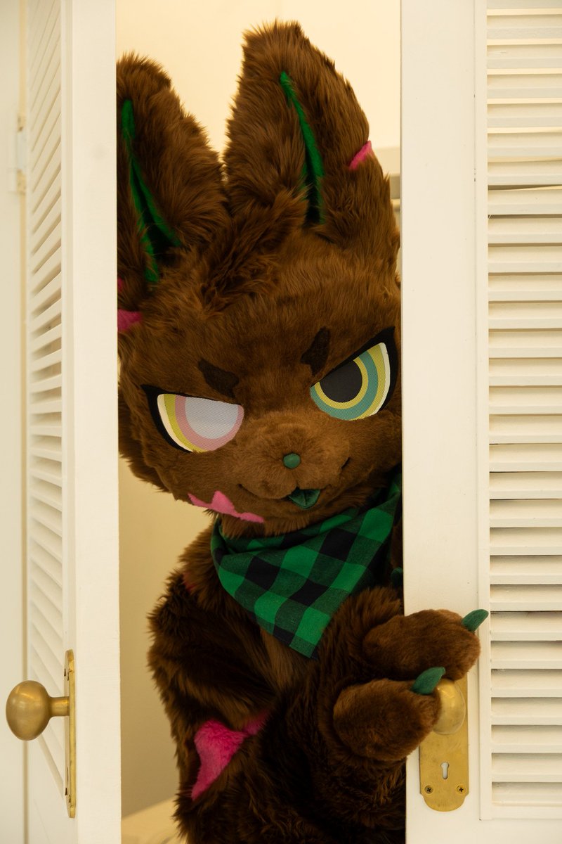 옷장 속 괴물? 그런게 있을 리 없잖아ㅋㅋ
📸 <a href="/yun__poi/">윤포이</a>
#Fursuit #FursuitFriday #LimeRyan #오즈스튜디오