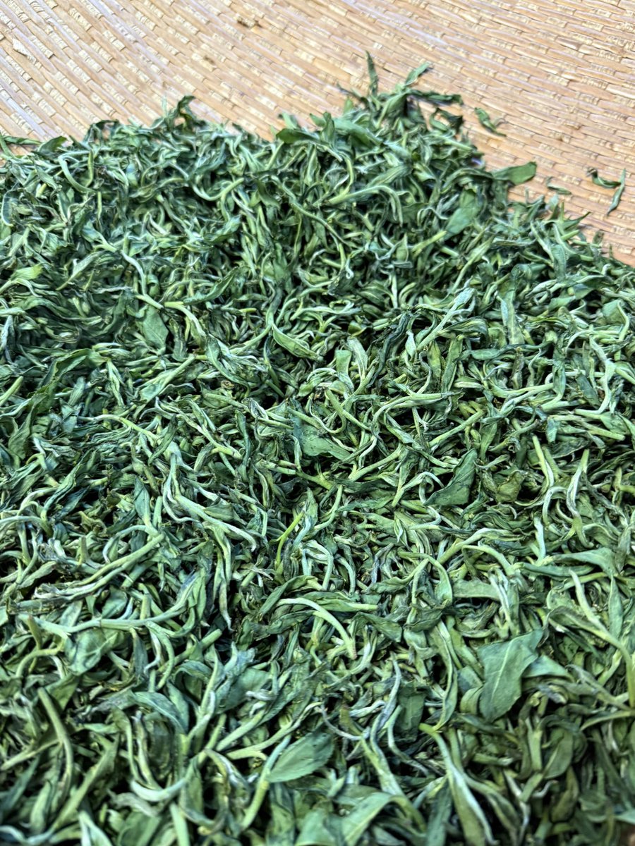 danouengreentea's tweet photo. 釜炒り茶 牧原草人 夏 藤かおりを製造しています

今日は茶工場の外まで甘い香りが漂って来ました

気持ちが上がる瞬間です https://t.co/91WksQNcmN