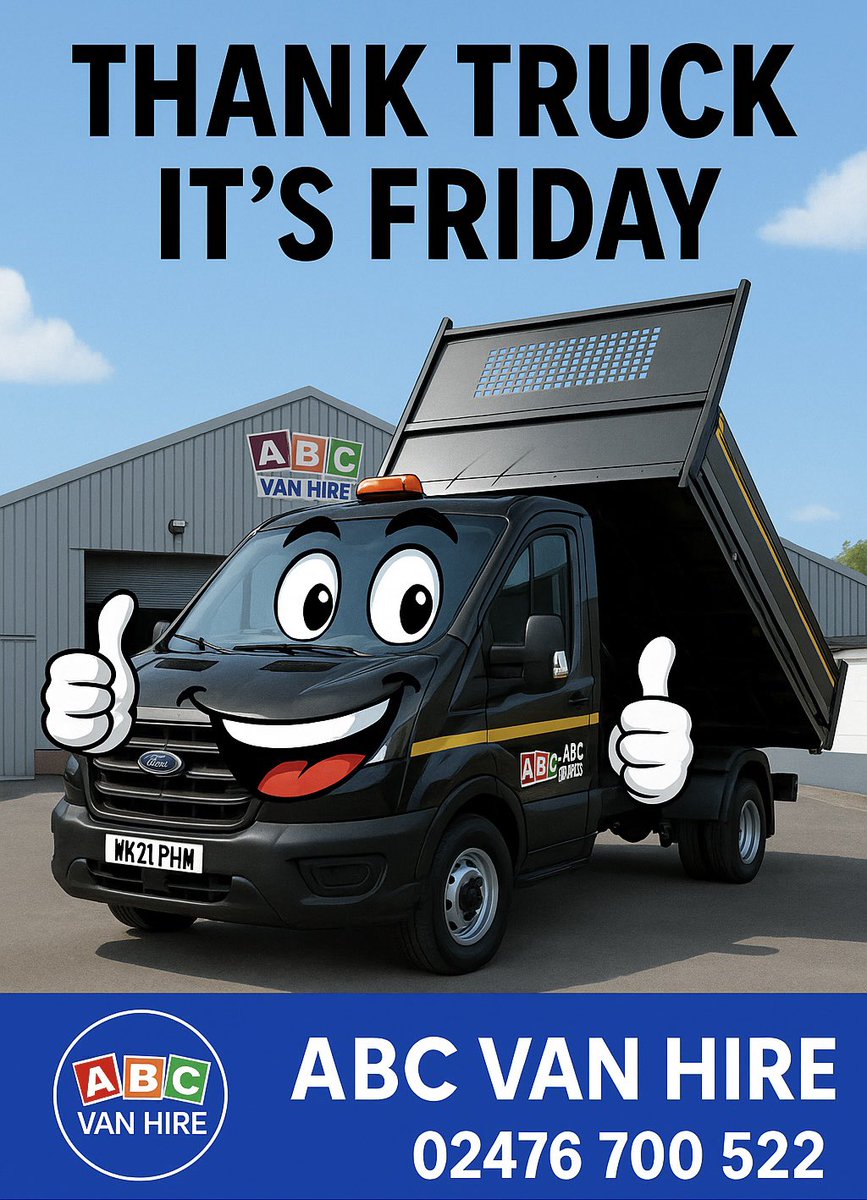 vanhirecov's tweet photo. Van and truck hire #coventry! #thatfridayfeeling https://t.co/ZIHPVVQQNJ