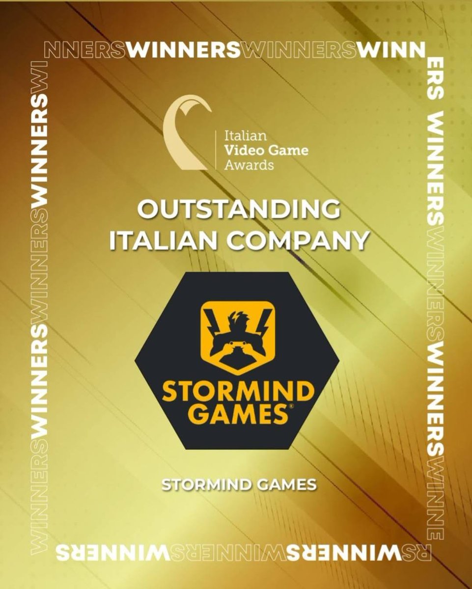 We’re beyond proud to win at the Italian Video Game Awards: 

🏆 Best Italian Game for A Quiet Place: The Road Ahead
🏆 Outstanding Italian Company 

Cheers to our incredible team! 🎮🇮🇹