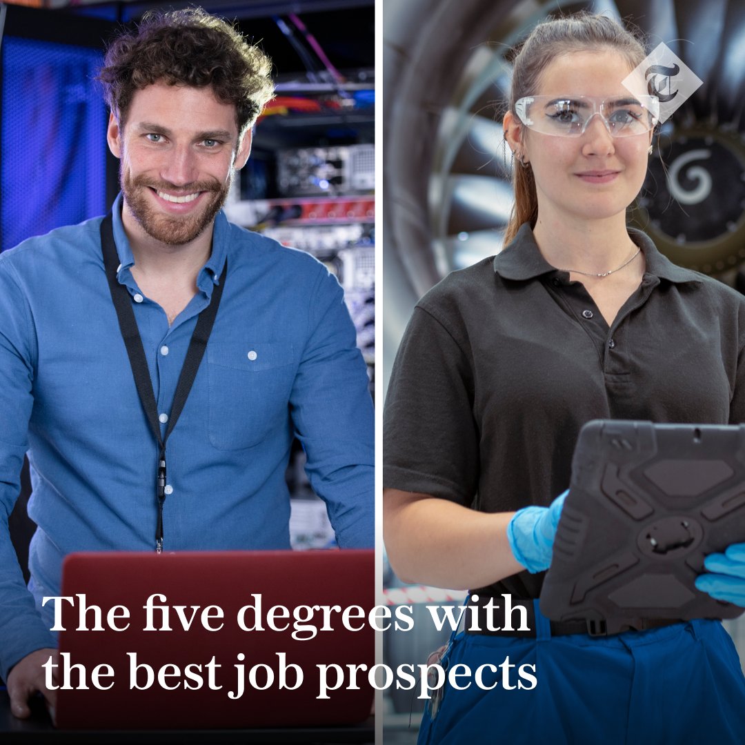 🎓 Picking the right subject is even more important given the cost of a university education so choose wisely 

These are five of the most employable UK degrees 👇
telegraph.co.uk/money/jobs/car…