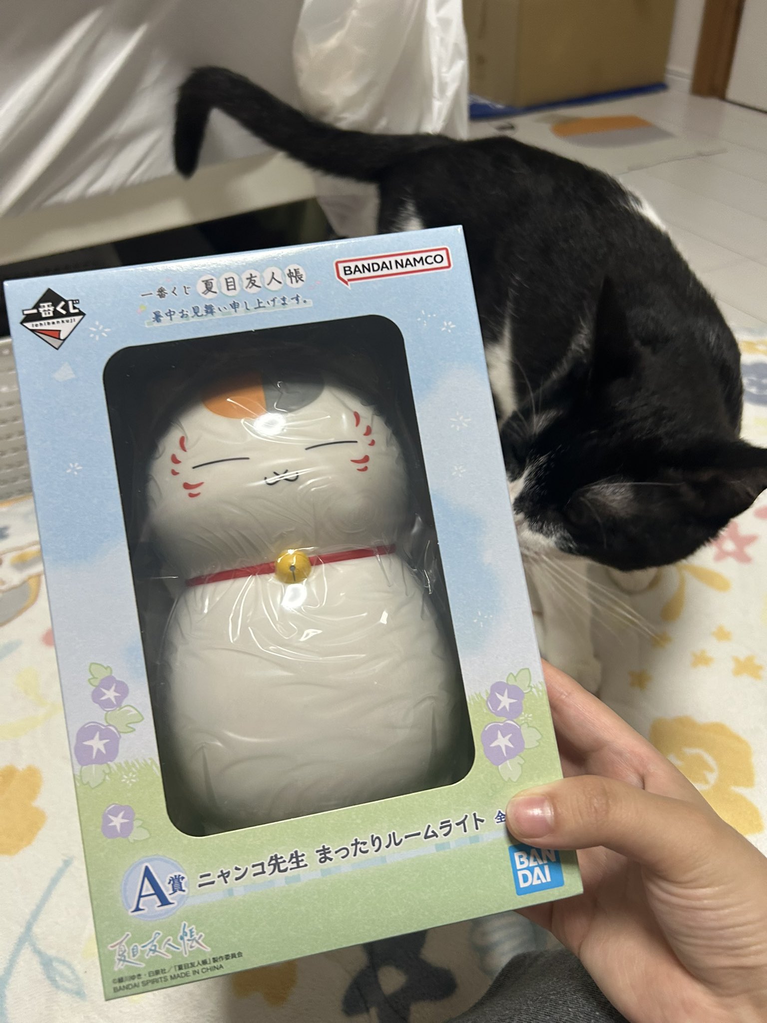 一番くじ夏目友人帳・A賞ニャンコ先生まったりルームライト