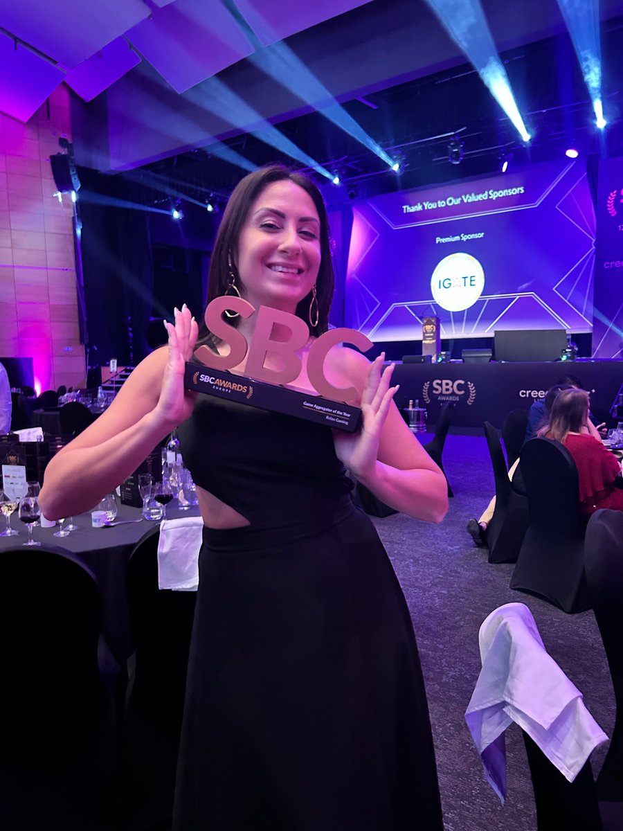 WOW! We are thrilled to announce that we won ‘Game Aggregator of the Year’ and ‘Game of the Year’ (for our hit slot, Ancient Tumble) at last night’s SBC Awards Europe 2025! 🏆🏆

Thanks so much to everyone at SBC for organising a glittering awards evening. We’re still smiling!