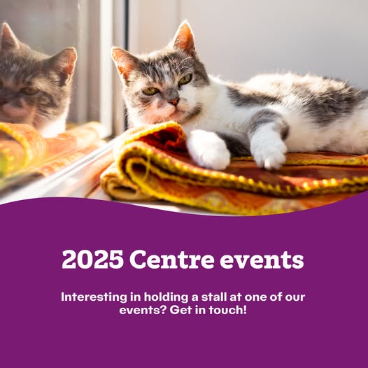Warrington Cat Centre (@catswarrington) on Twitter photo Good morning, everyone!👋
We are holding some events at the centre (dated below). If you'd like to have a stall at one (or both!) of the events, we would love hear from you
Sun 27th July – Summer event🌞
Sun 14th December – Christmas event🎄
enquiries@warrington.cats.org.uk Good morning, everyone!👋
We are holding some events at the centre (dated below). If you'd like to have a stall at one (or both!) of the events, we would love hear from you
Sun 27th July – Summer event🌞
Sun 14th December – Christmas event🎄
enquiries@warrington.cats.org.uk