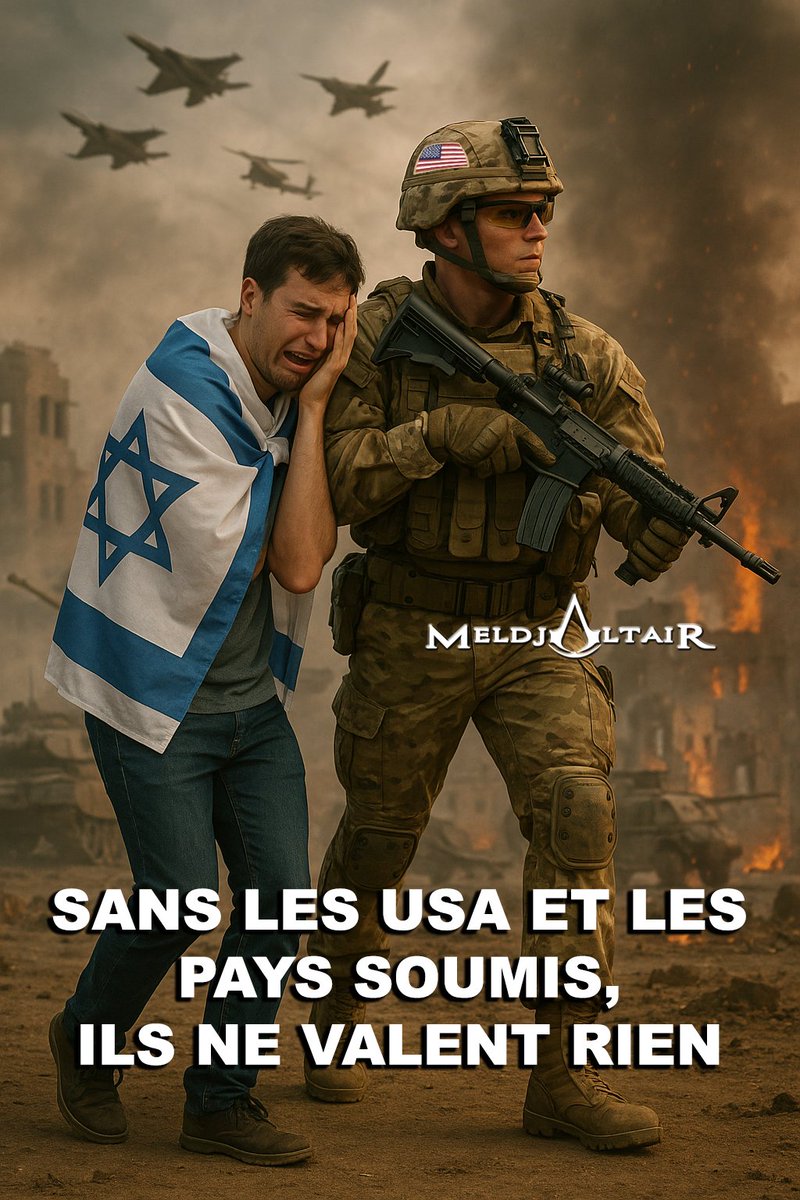 MeldjaAltair04's tweet image. Le monde entier le sait, même eux. Sans toutes les aides que leur apportent les pays soumis, la colonisation n'aurait pas tenue 1 mois. 1967 ne tient pas, ils étaient aussi grandement aidé.
L'#Iran a le droit de se défendre et de posséder l'arme nucléaire, comme tout autre pays.