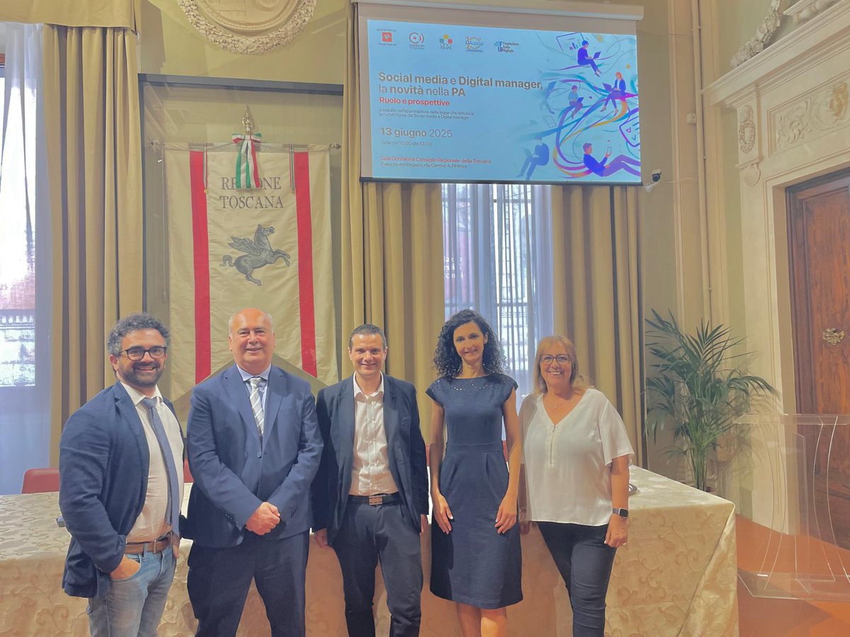 Corecom Toscana (@corecomtoscana) on Twitter photo Si è svolto stamani il convegno sulle le sfide del Social Media e Digital manager per la pubblica amministrazione
inconsiglio.it/comunicato-sta… Si è svolto stamani il convegno sulle le sfide del Social Media e Digital manager per la pubblica amministrazione
inconsiglio.it/comunicato-sta…