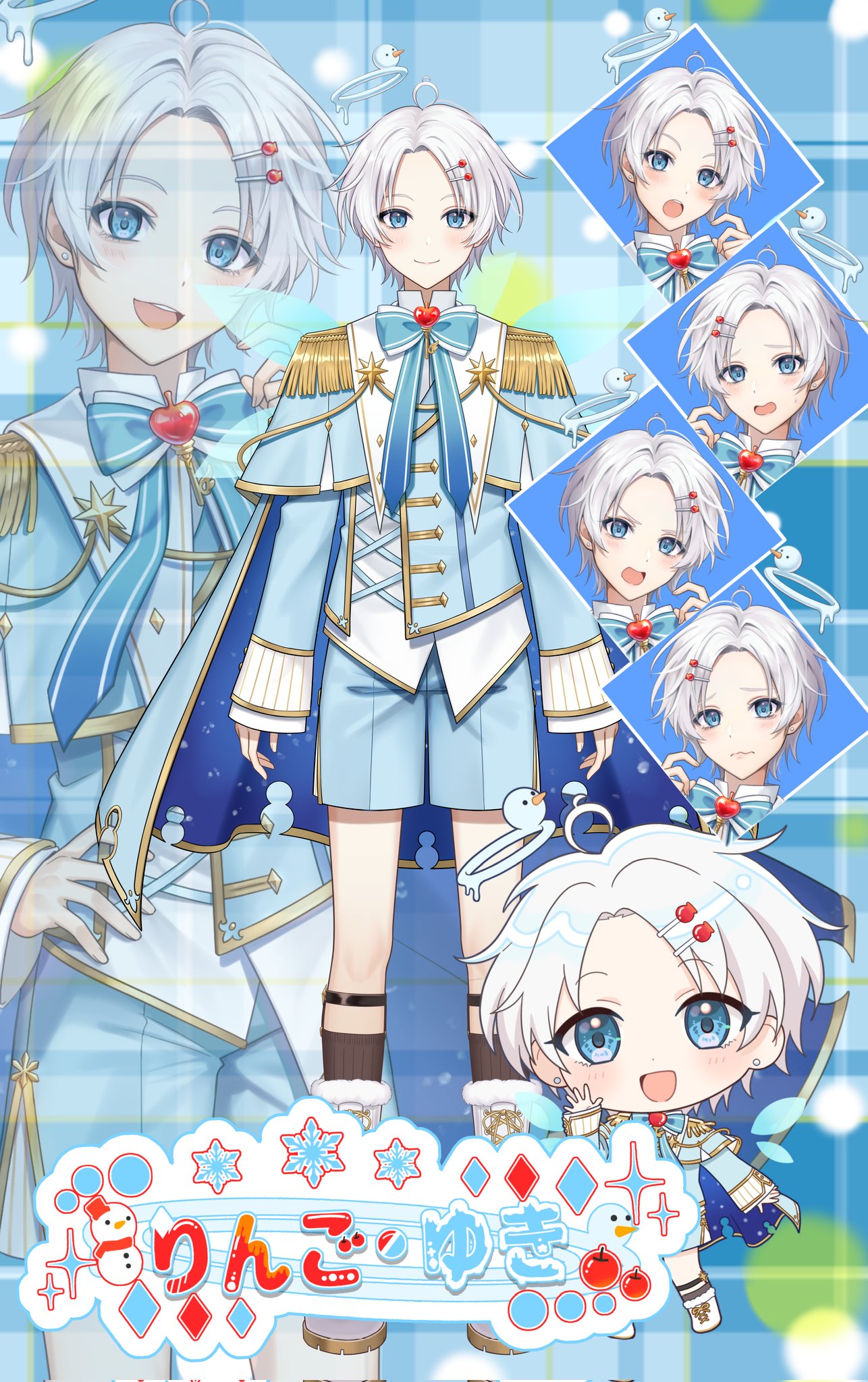 【即納！最大半額！】 花雪 / Live2D＆illustration (@hayuki0x0) / X ピアス