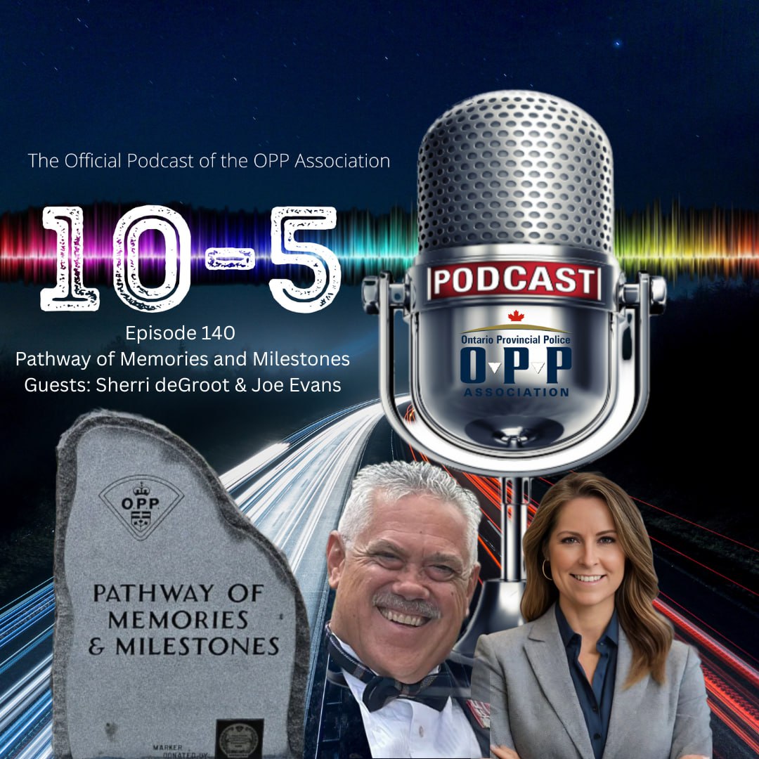 The deadline for ordering a stone for the 2025 Pathway of Memories and Milestones dedication ceremony in September is June 30th. Joe Evans and Sherri deGroot from the OPP Youth Foundation join us on the 10-5 Podcast to explain the opportunity to recognize, remember and celebrate
