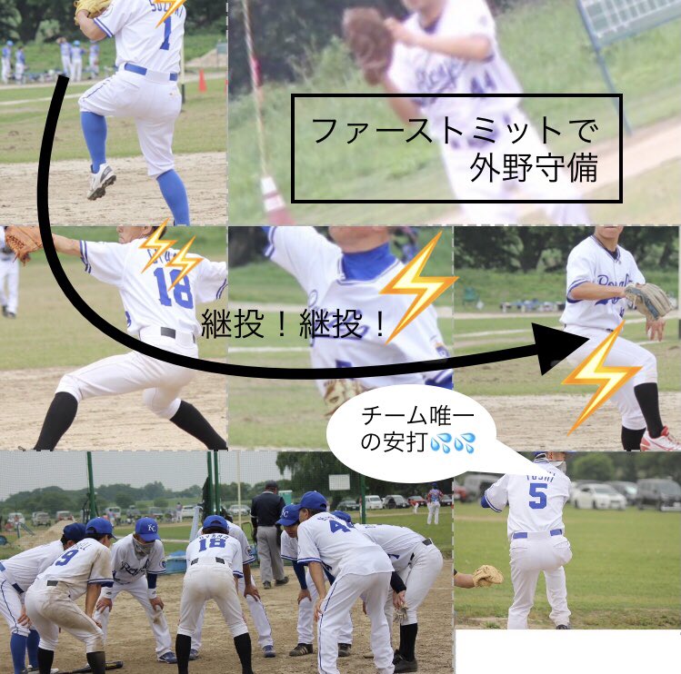royals_bc's tweet photo. 6/8(日)vs. #ファレノブシスさん 2戦続けての #コールド負け でしたが昔元気な現 #シルバー世代 ＆ #未経験者 メインのメンバーで楽しく #野球旅行 満喫！
#KCロイヤルズ #ROYALS #関東草野球リーグ #エンジョイプレイベースボール https://t.co/nYAjbnh1LC