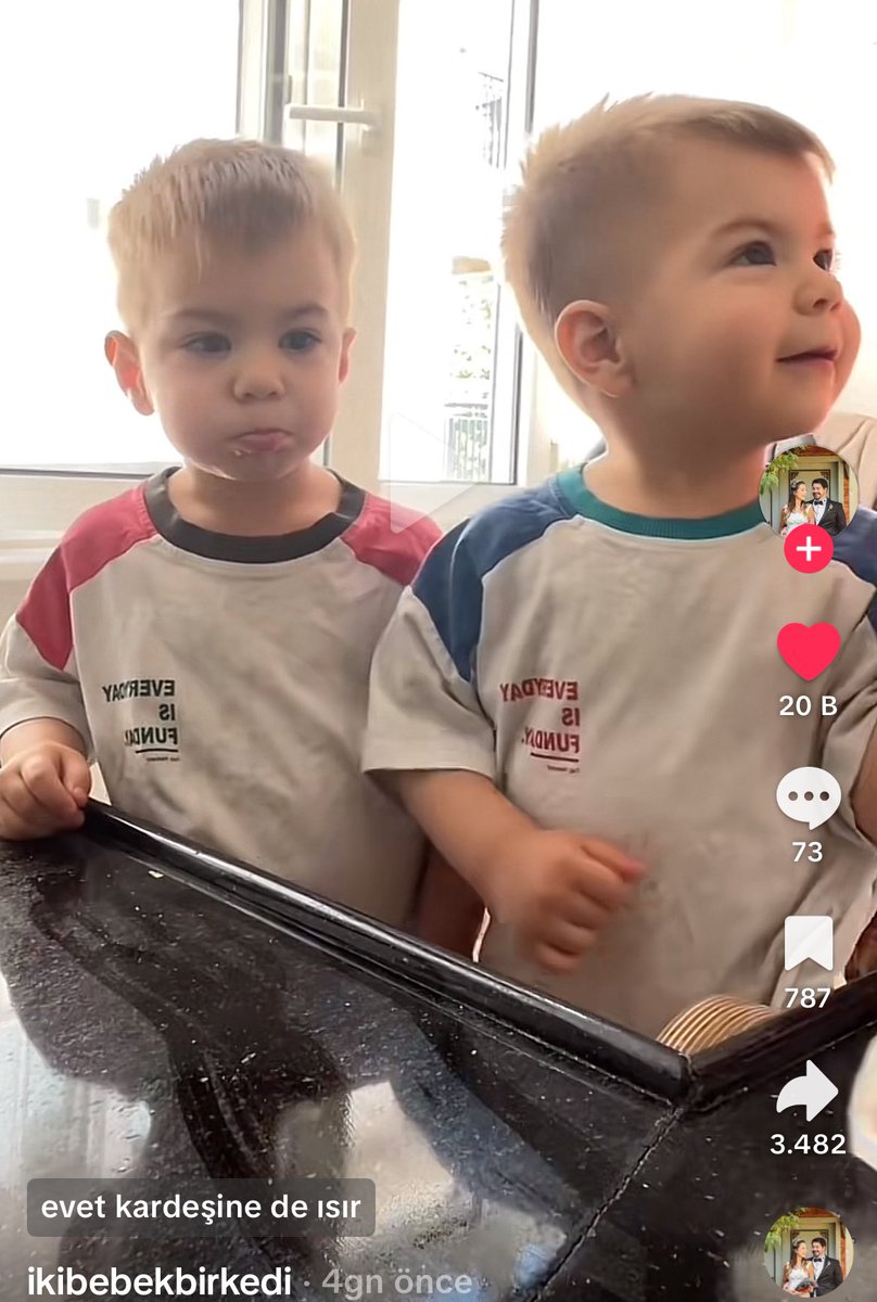 Sarı saçlı kahverengi gözlü alık ama akıllı iki tane erkek çocuk….benim hayaller