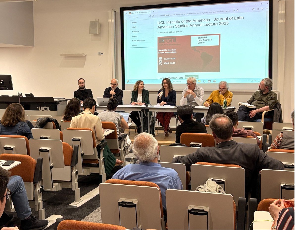 Araceli Mateos (@a_mateos_d) on Twitter photo Honoured to discuss the challenges, opportunities, and future of Latin American Studies in Europe with directors of leading centres at the JLAS–UCL Americas Annual Lecture 2025. Thank you @JLAS_UCL for the kind invitation. <a href="/CLAS_Cam/">CLAS Cambridge</a> <a href="/LACOxford/">LAC Oxford</a> <a href="/GIGA_Institute/">German Institute for Global and Area Studies</a> <a href="/iberoame/">Inst. de Iberoamérica</a> <a href="/cpa_usal/">Ciencia Política USAL ℹ</a> Honoured to discuss the challenges, opportunities, and future of Latin American Studies in Europe with directors of leading centres at the JLAS–UCL Americas Annual Lecture 2025. Thank you @JLAS_UCL for the kind invitation. <a href="/CLAS_Cam/">CLAS Cambridge</a> <a href="/LACOxford/">LAC Oxford</a> <a href="/GIGA_Institute/">German Institute for Global and Area Studies</a> <a href="/iberoame/">Inst. de Iberoamérica</a> <a href="/cpa_usal/">Ciencia Política USAL ℹ</a>