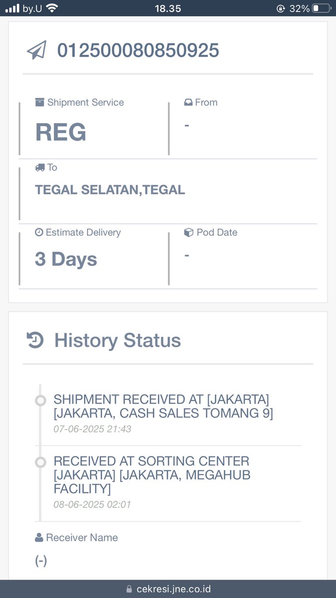 Meristichaa's tweet photo. @JNECare @JNE_ID INI GIMANA YA?? PAKET SAYA DR TGL 8 sampe detik ini TDK GERAK sama sekali.  telp sana sini hanya diberi jwbn harus MENUNGGU &amp; MENUNGG. terlalu banyak koordinasi. tp tdk ada PROGRESS! SAMPAI KAPAN SAYA HARUS MENUNGGU??   #jnecustomercare #jnexpress  #TrendingNews https://t.co/gC88TDQQmS