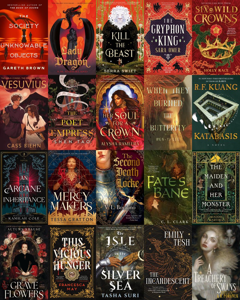 recent + upcoming fantasy books that sound amazing