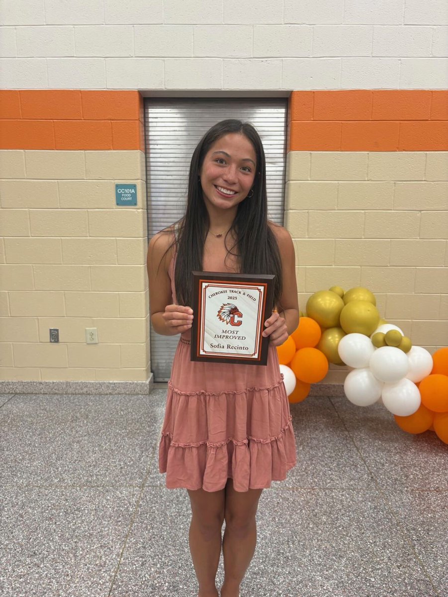 Mike Recinto (@mike_recinto) on Twitter photo Sofia earned Most Improved. Started Freshman year and never looked back. She pours her heart and soul into it.
Can’t say enough great things about <a href="/LadyChiefsTribe/">Cherokee XC and Track & Field</a>. The coaches do an amazing job training and preparing the girls to succeed in life!
The best is yet to come🧡 Sofia earned Most Improved. Started Freshman year and never looked back. She pours her heart and soul into it.
Can’t say enough great things about <a href="/LadyChiefsTribe/">Cherokee XC and Track & Field</a>. The coaches do an amazing job training and preparing the girls to succeed in life!
The best is yet to come🧡