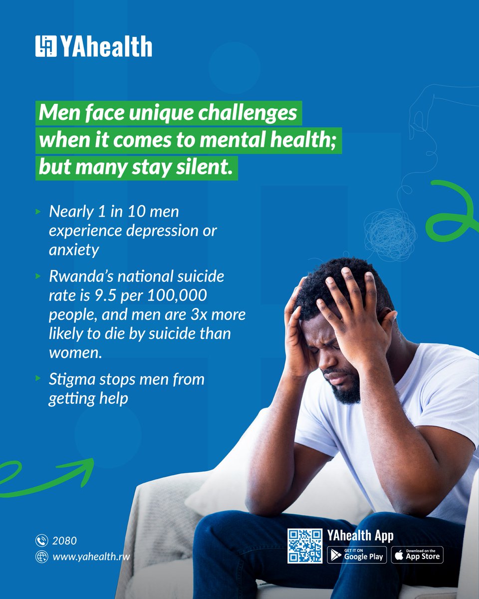 🗣️Let’s talk, brothers.
This June, we’re breaking the silence on men’s mental health.📢🧠

𝑰𝒕’𝒔 𝒐𝒌𝒂𝒚 𝒏𝒐𝒕 𝒕𝒐 𝒃𝒆 𝒐𝒌𝒂𝒚.

#YAhealthCares
#YAhealthMatters