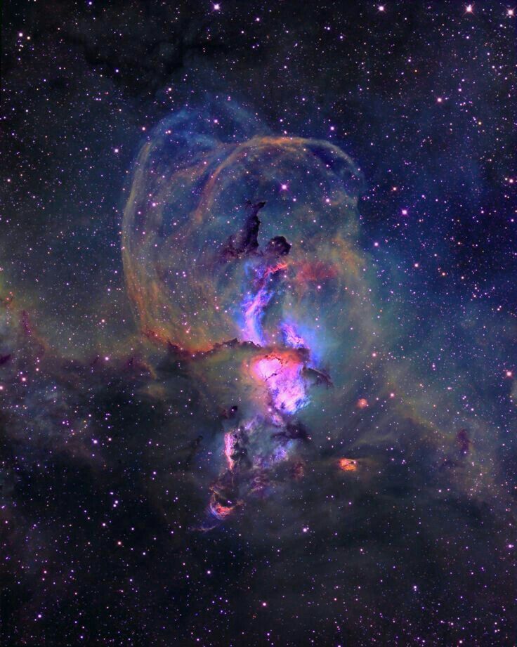 maiz_julio's tweet photo. NGC3576 The Statue of liberty nebula by Martin Heyman https://t.co/ptvRERWF16